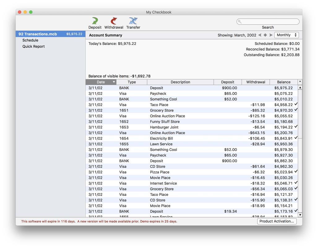 mac checkbook pro mac checkbook pro